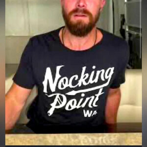 Roots of fight x nocking point collab tee M NWOT $69